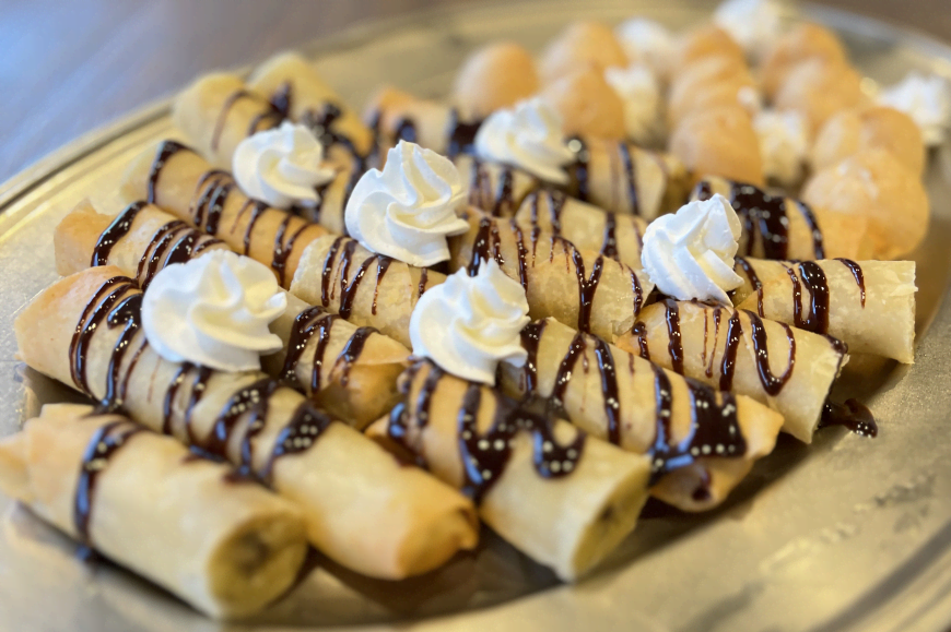 チョコバナナ春巻き